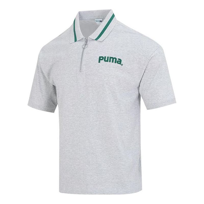 Polotröja Puma Men's Sportswear Polo Shirt Grå | 622541-04