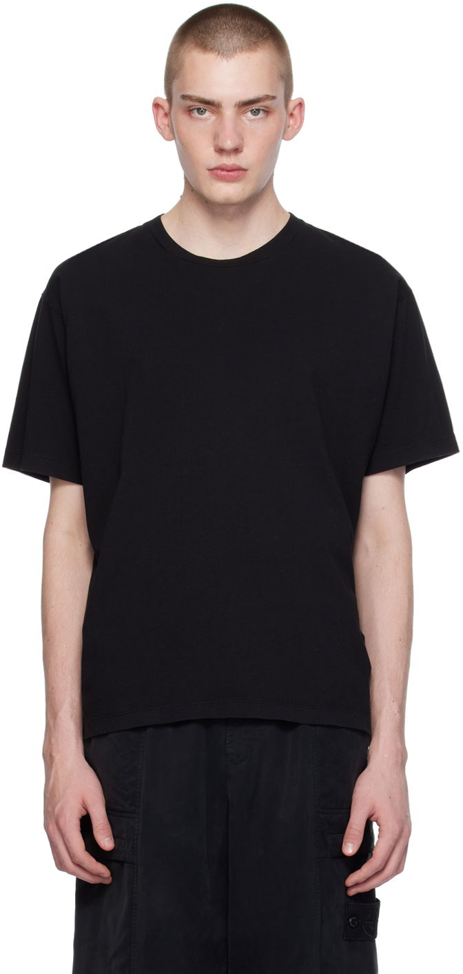 T-shirt Stone Island Stripes Six T-Shirt Svart | 80152RC86
