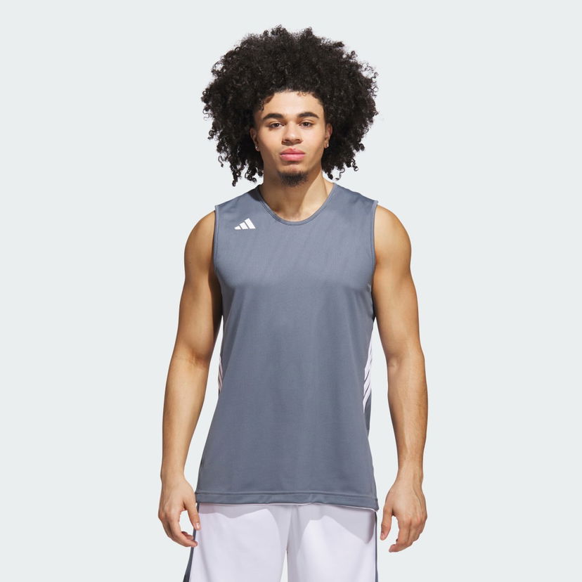 Linne adidas Performance 3G Speed Reversible Basketball Jersey Grå | JM5095