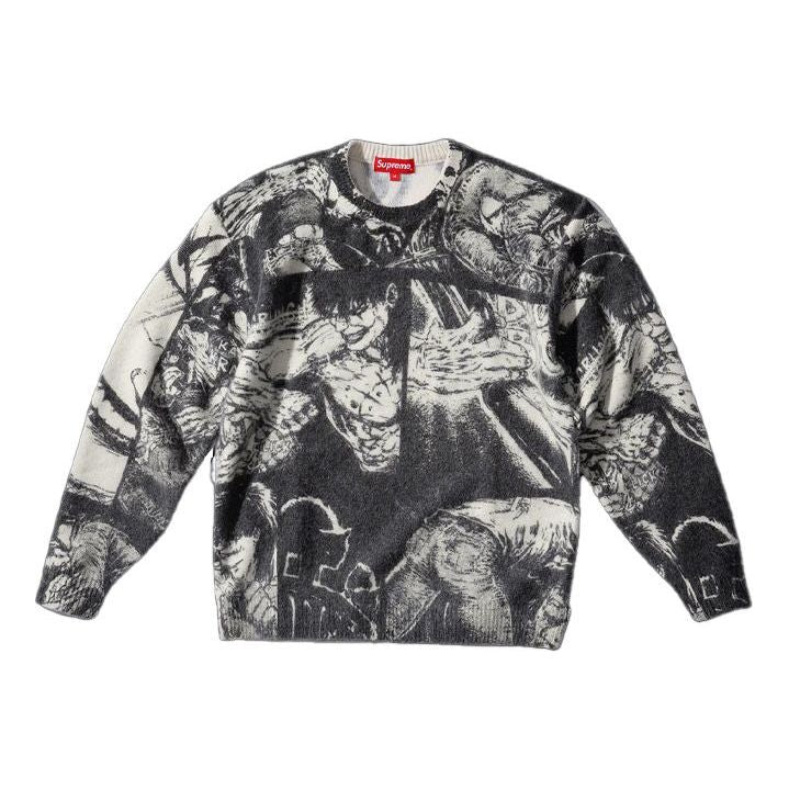 Sweater Supreme The Crow Graphic Print Sweater Svart | SUP-FW21-177