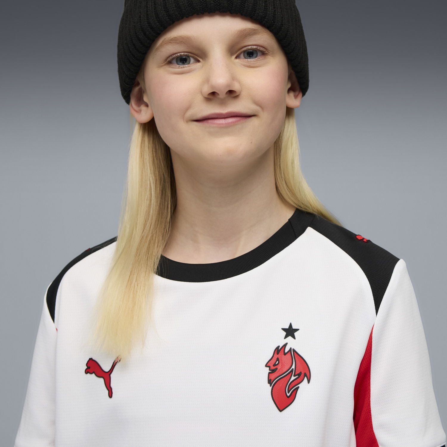 Jersey Puma AC Milan 2nd Kit Youth Jersey 25/26 Vit | 779974_02, 1