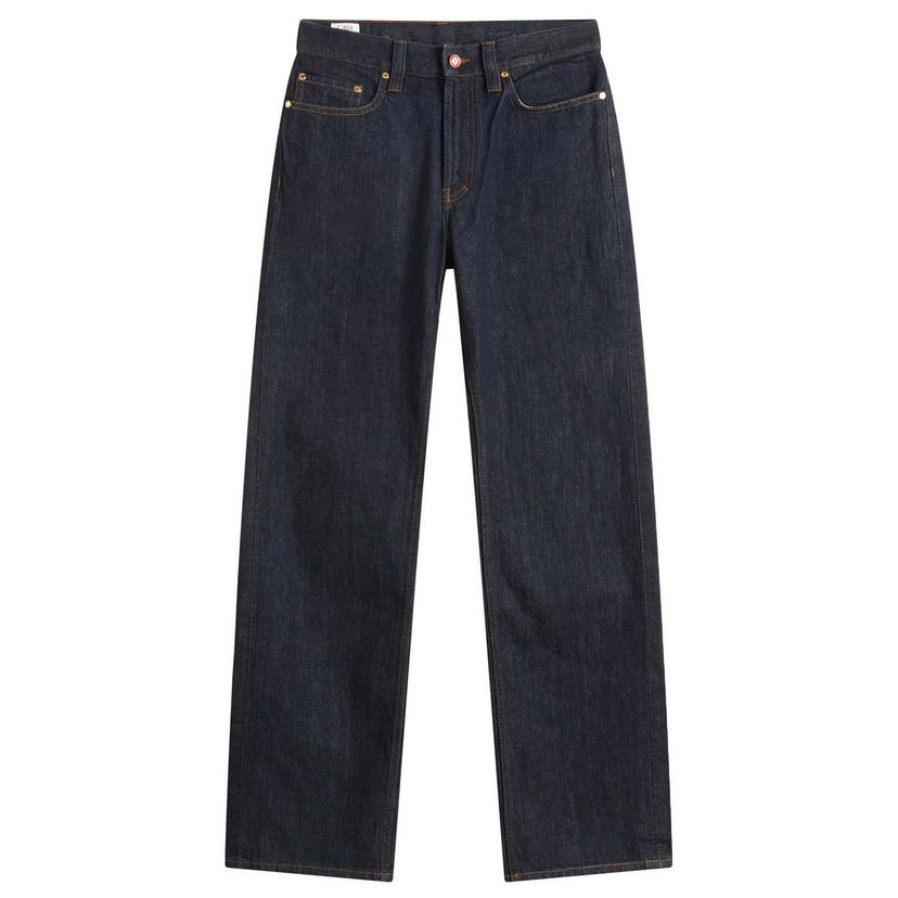 Jeans Casablanca Casablanca Selvedge Embroidered Laurel Jeans 30" Blå | MPF25-TR-330-01