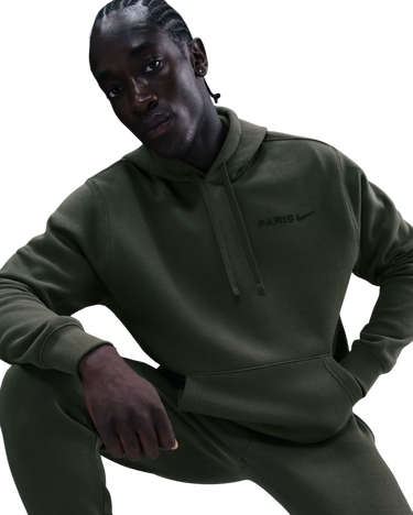 Sweatshirt Nike PSG NSW Club Pullover Hoodie Grön | HM2888-325, 1