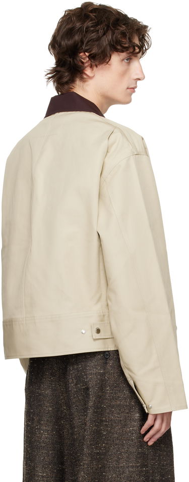 Jacka JW Anderson JW Anderson Curved Hem Jacket Beige | JK0413-PG1802, 2