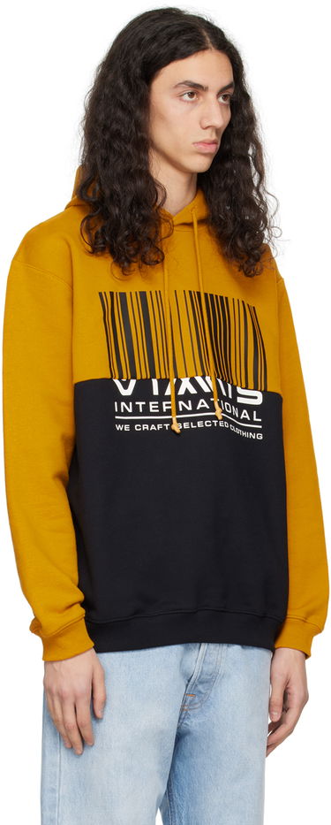 Sweatshirt VETEMENTS VTMNTS International Graphic Print Hoodie Gul | VL16HD600M, 1