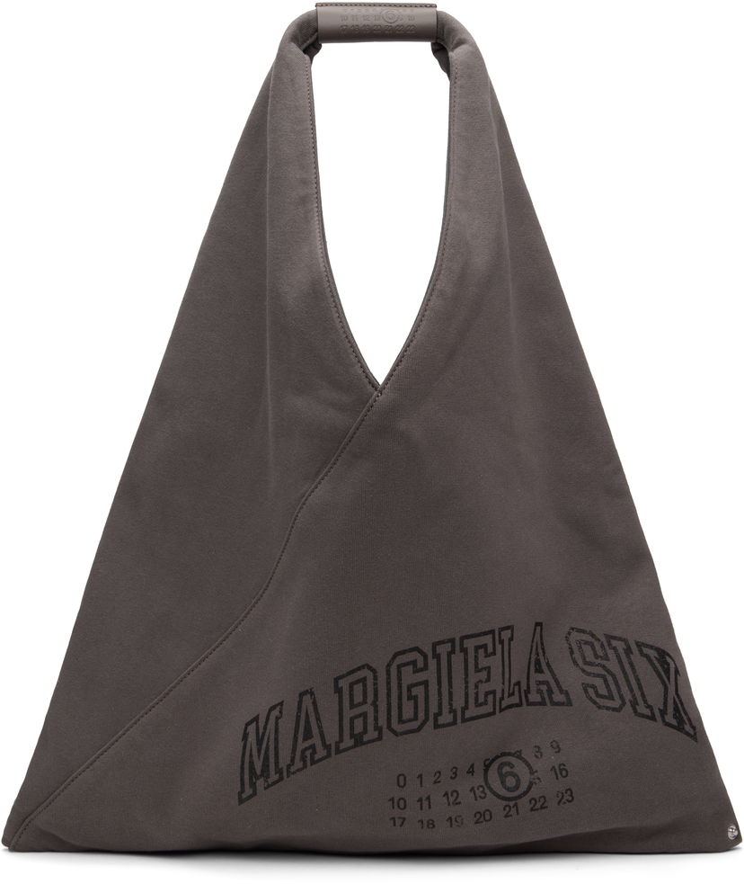 Tygpåse Maison Margiela MM6 Maison Margiela Triangle Tote Grå | S54WD0039 P7261