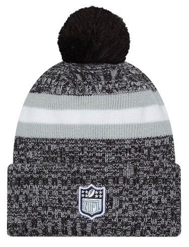 Mössa New Era New Era Las Vegas Raiders Knit Beanie with Pom Grå | 60407594-60407594, 1