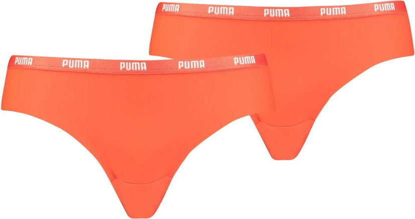 Trosor Puma Puma Microfiber Brazilian Briefs, 2 Pack Orange | 603041001-008