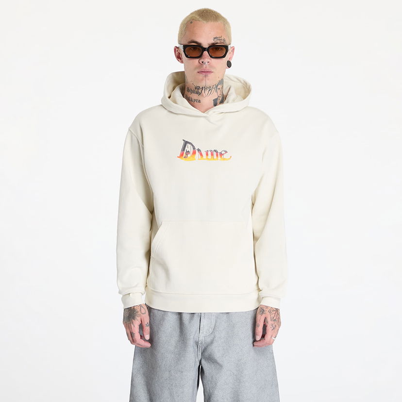 Sweatshirt Dime Classic Skynet Hoodie UNISEX Natural S Beige | DIMEFA2416NAT