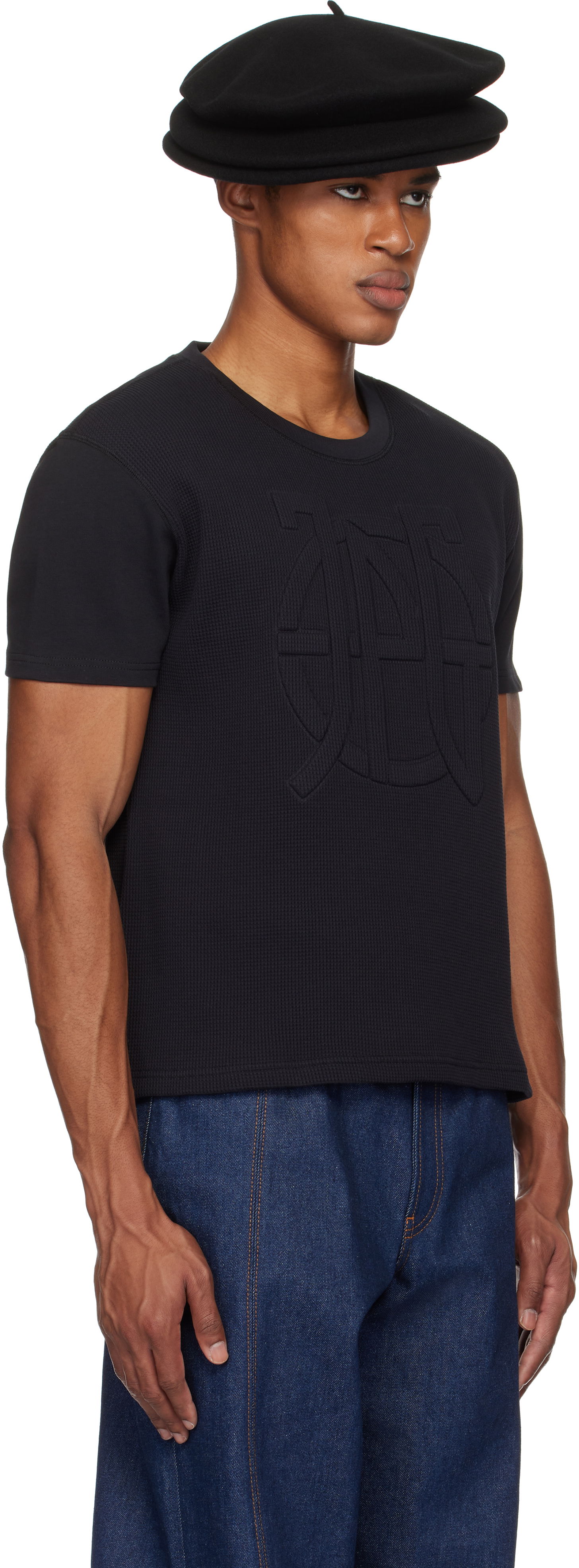 T-shirt Jean Paul Gaultier Jean Paul Gaultier Oversized JPG T-Shirt Svart | 25/33-F-TS095E-J071-00, 1