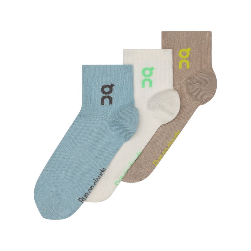 Strumpor On Running Logo Sock Mid 3-Pack Flerfärgad | 2UF10523890