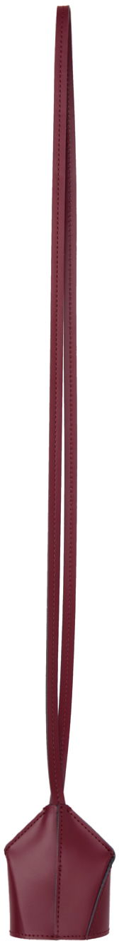 Nyckelringar Maison Margiela Leather Key Ring Keychain Bourgogne | SA6UA0003 P7183