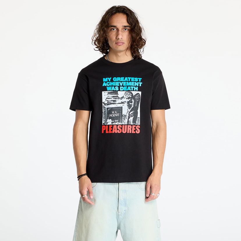 T-shirt Pleasures Wolfie T-Shirt Black Svart | P24F066 BLACK