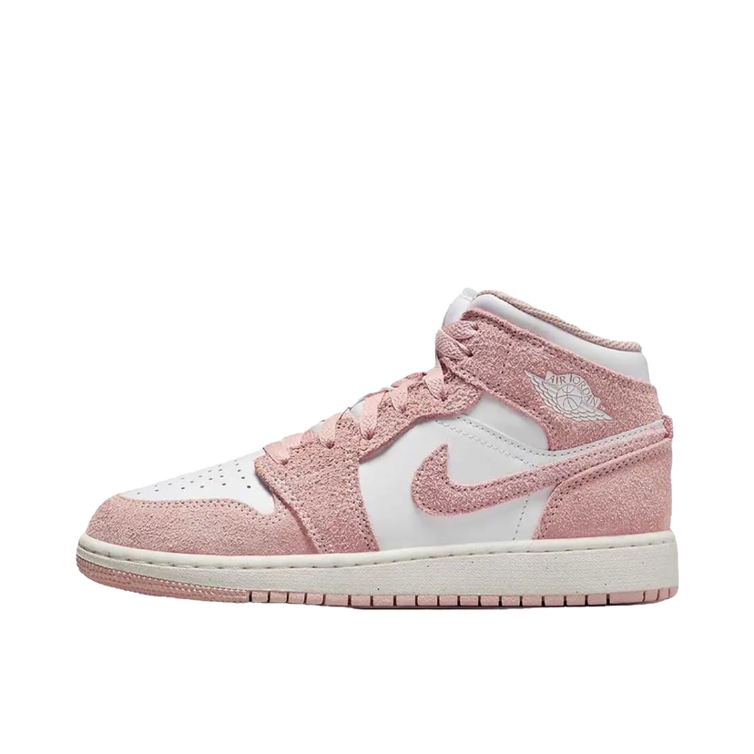 Sneakers och skor Jordan Air Jordan 1 Mid Pink Suede Rosa | FN5215-161