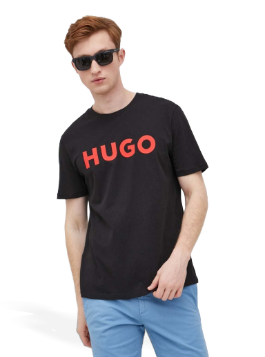 T-shirt BOSS Cotton T-Shirt Svart | 50467556