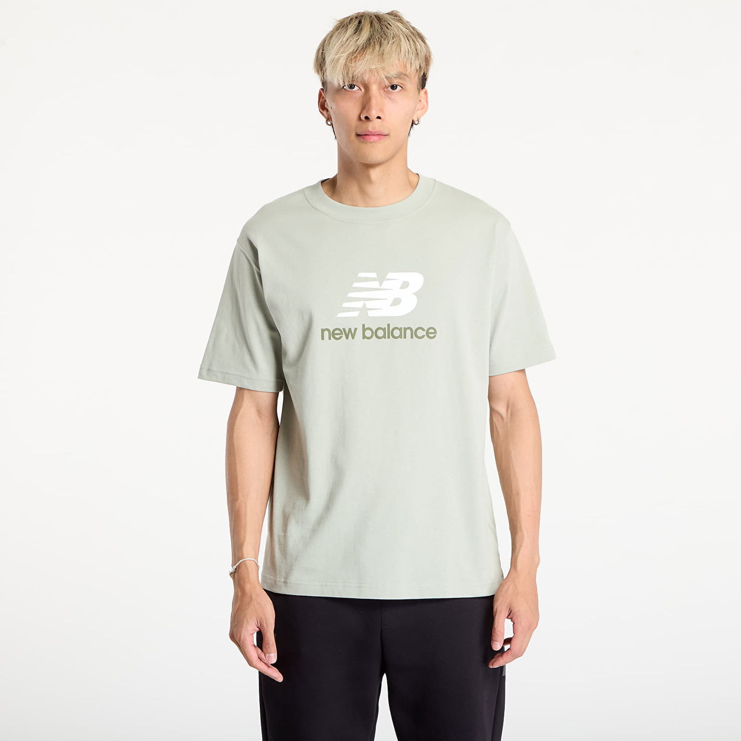 T-shirt New Balance New Balance Athletics Logo T-Shirt Grön | MT51500GAS, 0
