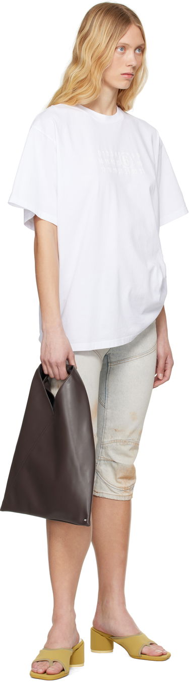 T-shirt Maison Margiela MM6 Maison Margiela Basic Jersey T-Shirt Vit | S62GD0202 M20115, 3