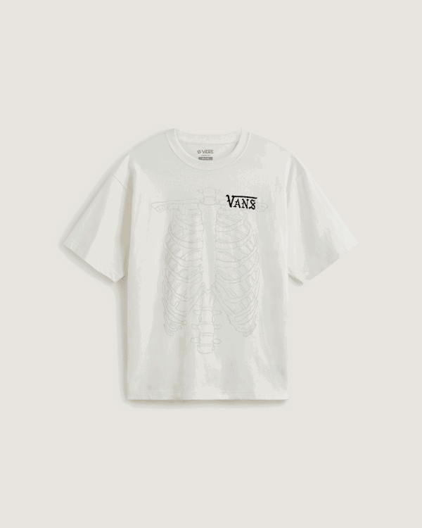 T-shirt Vans Ribcage Reversible T-Shirt Vit | VN000PJTC9F, 0