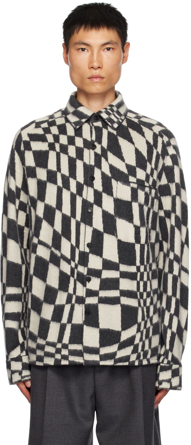 Skjorta ZEGNA Zegnia x The Elder Statesman Checkered Pattern Shirt Flerfärgad | TCJ92A6-SHR