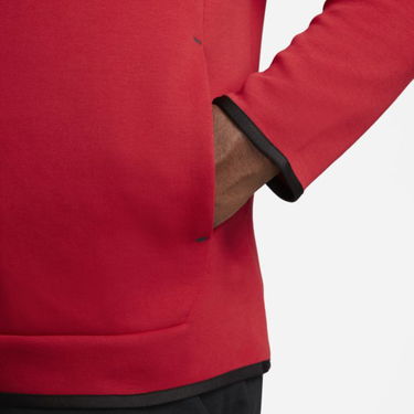 Sweatshirt Nike Tech Fleece Full-Zip Hoodie Röd | CU4489-687, 2