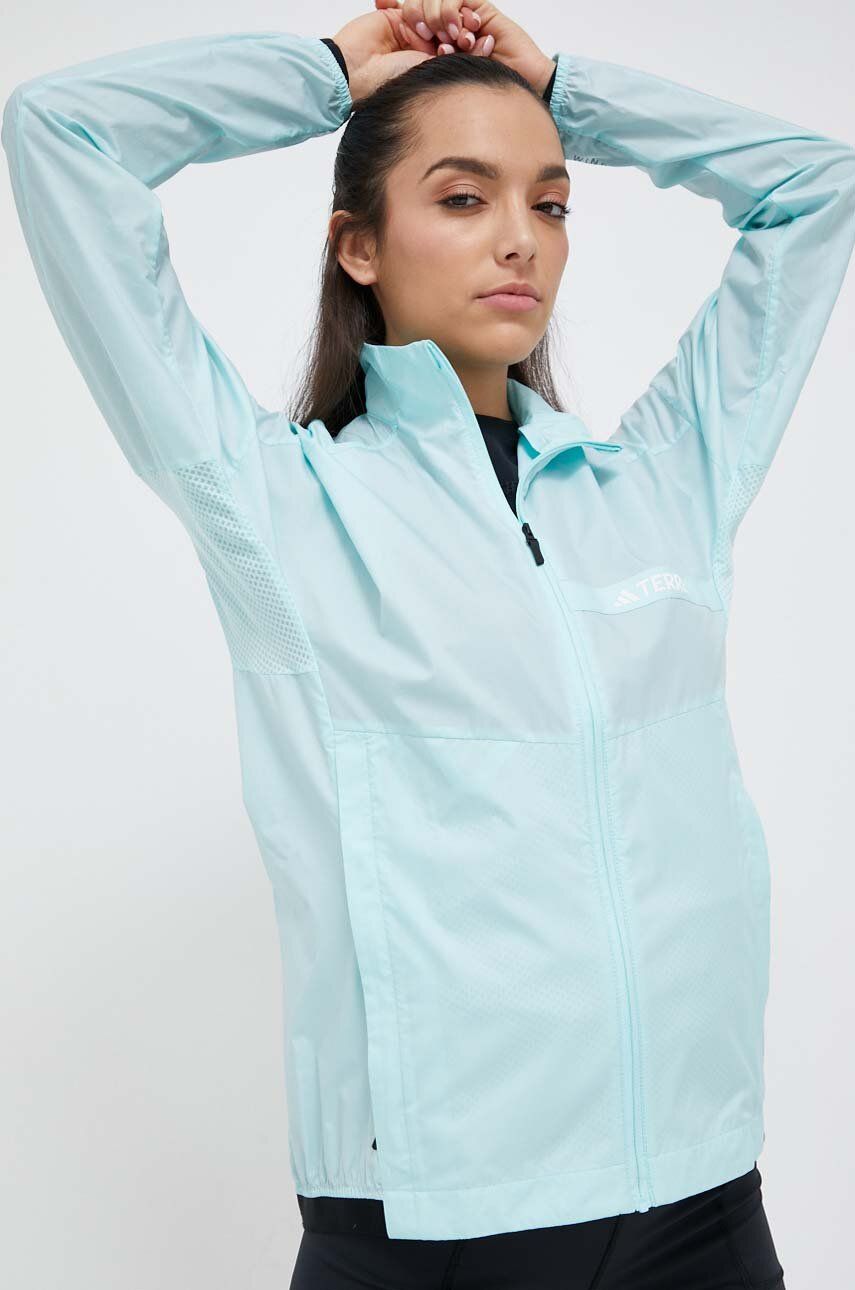 Vindjacka adidas Performance TERREX Multi Windbreaker Turkos | IA1804, 0