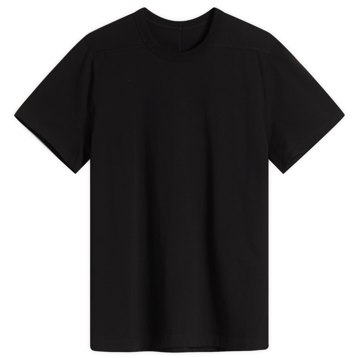 T-shirt Rick Owens Rick Owens Short Level T-Shirt, Size Large Svart | RU02E1265-JA-09, 1