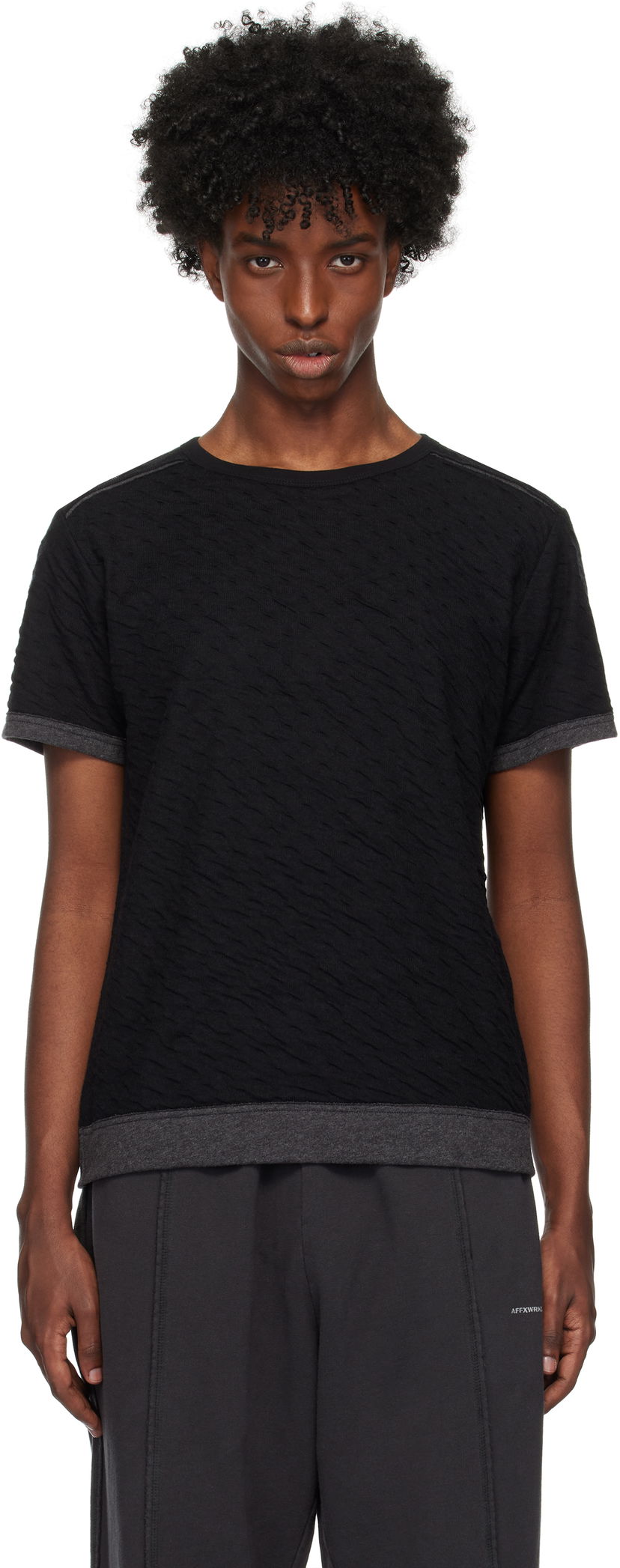 T-shirt AFFXWRKS Reversible T-shirt Svart | FW24T08