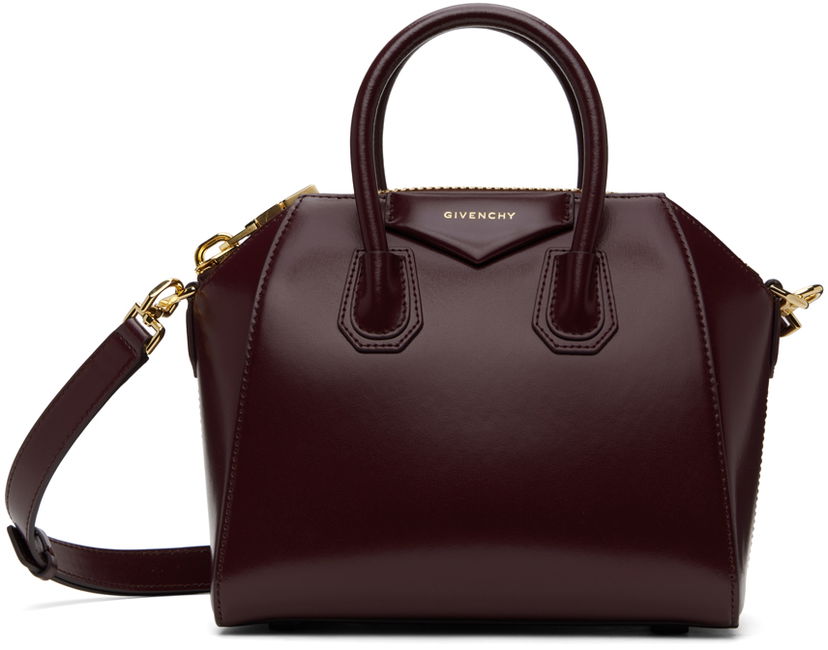 Handväska Givenchy Givenchy Mini Antigona Bag Bourgogne | BB50TNB13A642