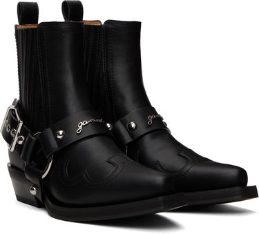Sneakers och skor GANNI Low Cut Western Chelsea Boots Svart | S2744, 3