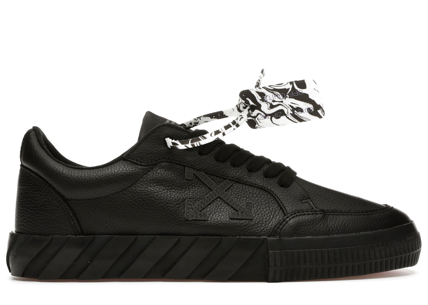Sneakers och skor Off-White Low Vulc "Black Iridescent" Svart | OMIA085E20LEA0011081, 0