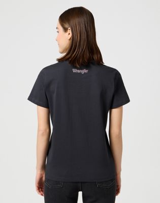 T-shirt Wrangler Wrangler Graphic Tee Svart | 112362563:XXL, 0