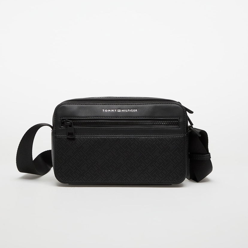 Axelväska Tommy Hilfiger Tommy Hilfiger Monogram Reporter Bag Svart | AM0AM13837 BDS