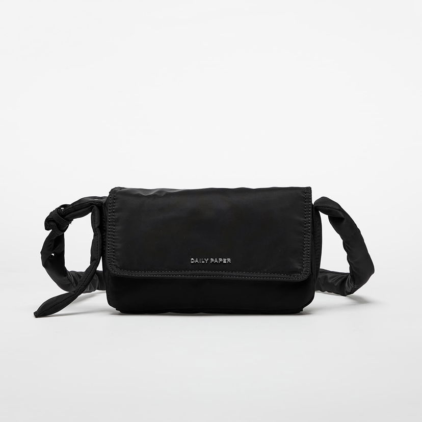 Axelväska DAILY PAPER Black Nylon Shoulder Bag Svart | 2423044