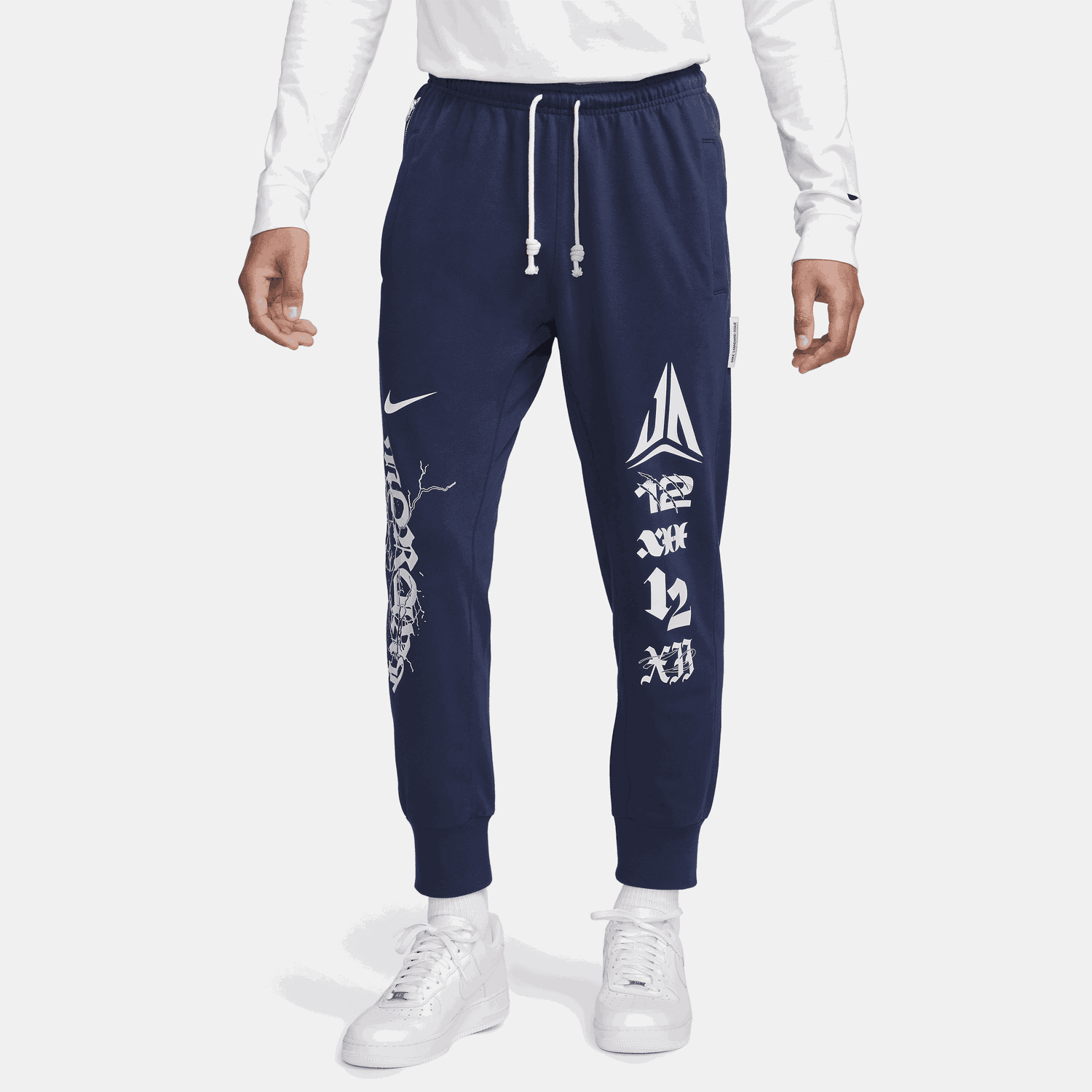 Byxor Nike Dri-FIT Ja Standard Issue Pants Mörkblå | FN2994-410, 1