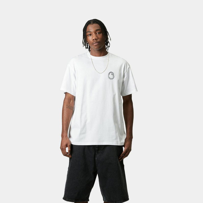 T-shirt Carhartt WIP Short Sleeve Charms T-Shirt Vit | I034410_9