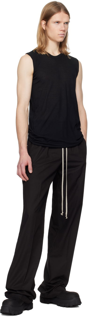 Linne Rick Owens Rick Owens Hollywood Basic SL Tank Top Svart | RU01E5151 UC, 3