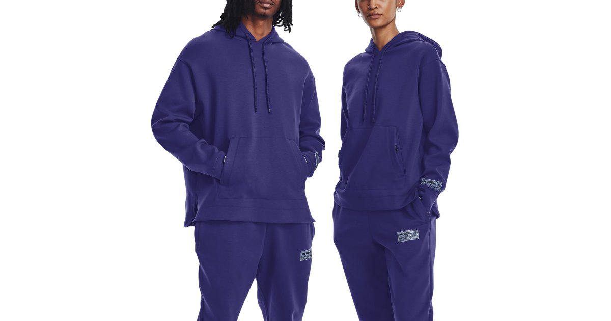 Sweatshirt Under Armour Summit Knit Hoodie Mörkblå | 1377173-468, 1