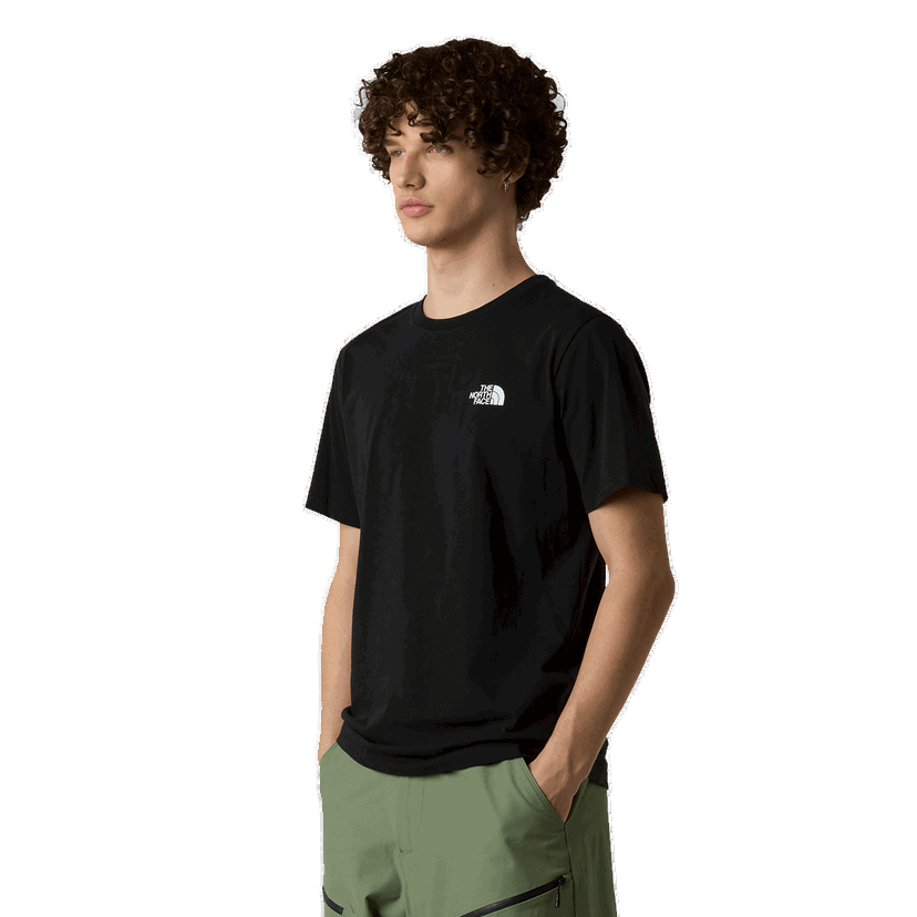 T-shirt The North Face The North Face Vertical Logo Short Sleeve T-Shirt Svart | NF0A8EE7JK31