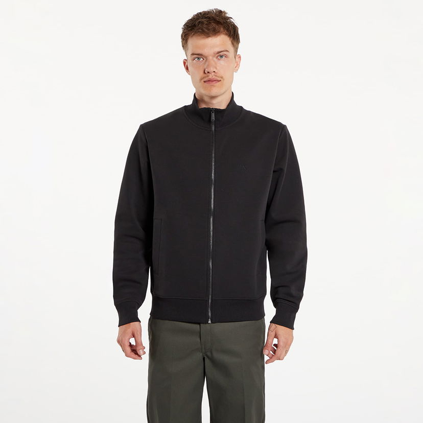 Sweatshirt CALVIN KLEIN Textured Track Top Black Svart | J30J326620 BEH