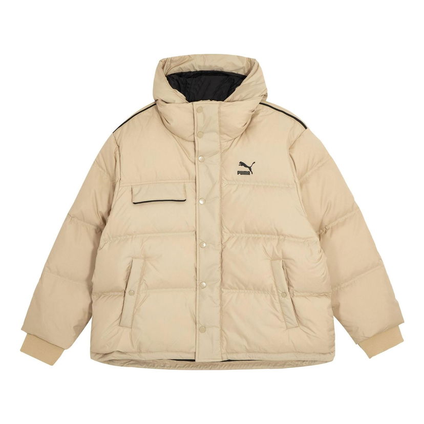 Pufferjacka Puma Winter Hooded Down Coat Beige | 539230-12