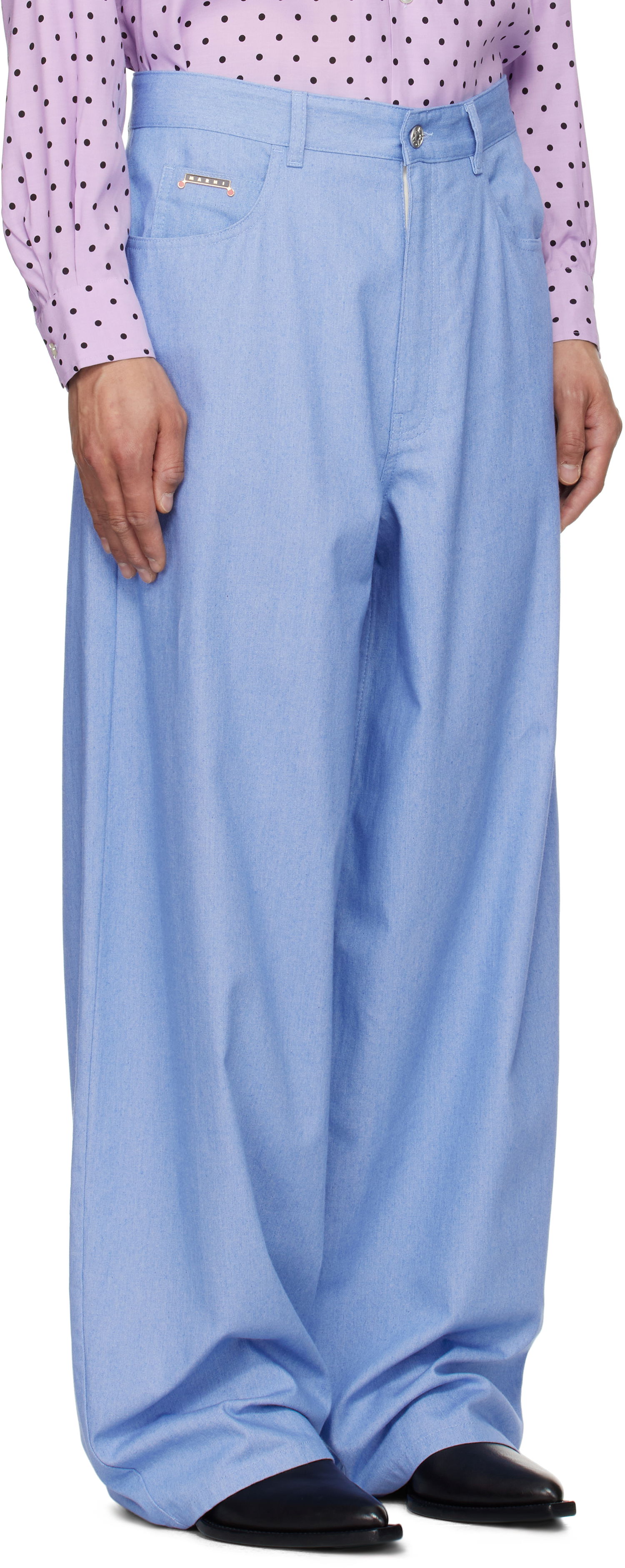 Byxor Marni Marni Light Jeans Blå | PUJU0108A1 UTC476, 1