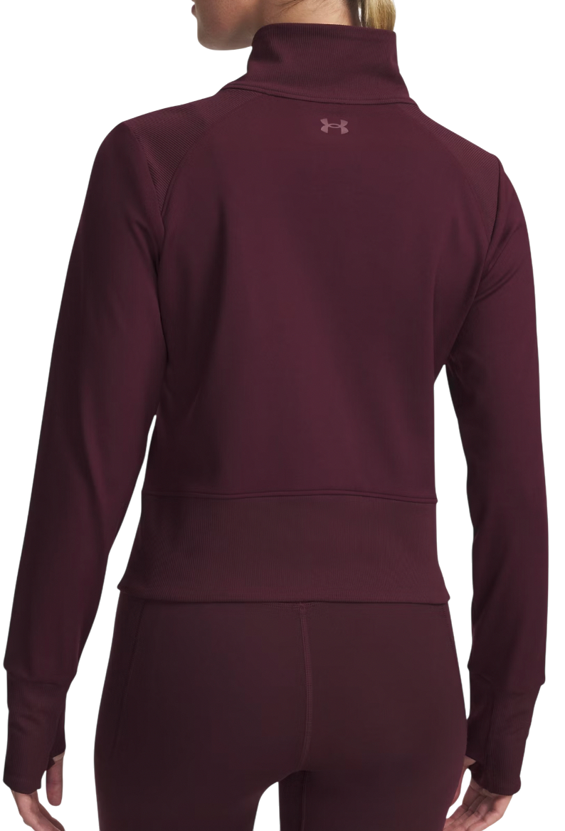 Jacka Under Armour Meridian Full-Zip Cropped Jacket with Thumbholes Bourgogne | 1379157-600, 1