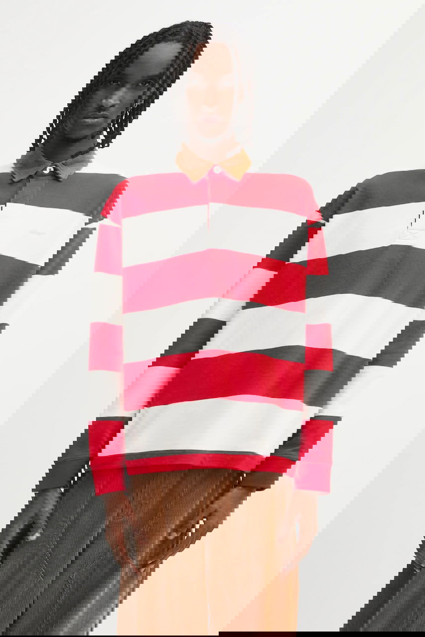 Polotröja Barbour Newclose OS Striped Long Sleeve Rugby Shirt Flerfärgad | MML1513RE71, 0