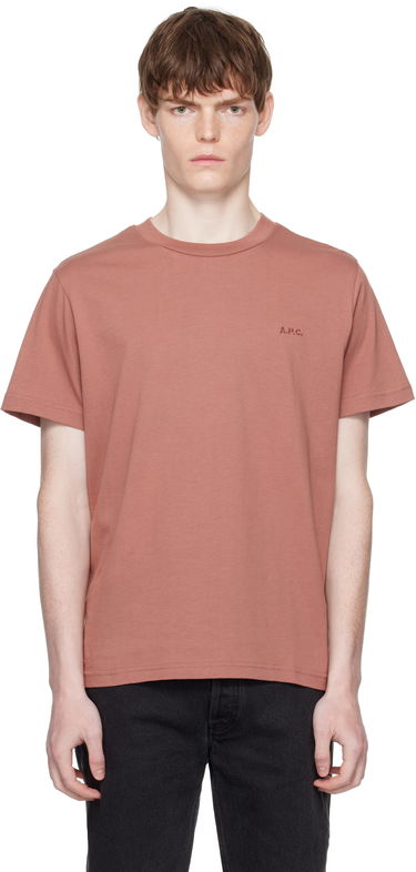 T-shirt A.P.C. Standard Embroidered Logo T-Shirt Vit | COHBW-M26392, 4