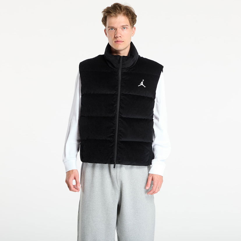 Väst Jordan Jordan Flight Down Vest Svart | HV0534-010