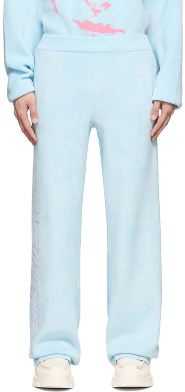 Träningsbyxor We11done We11done Viscose Lounge Pants Blå | WD-KP1-22-626-U-SK, 0