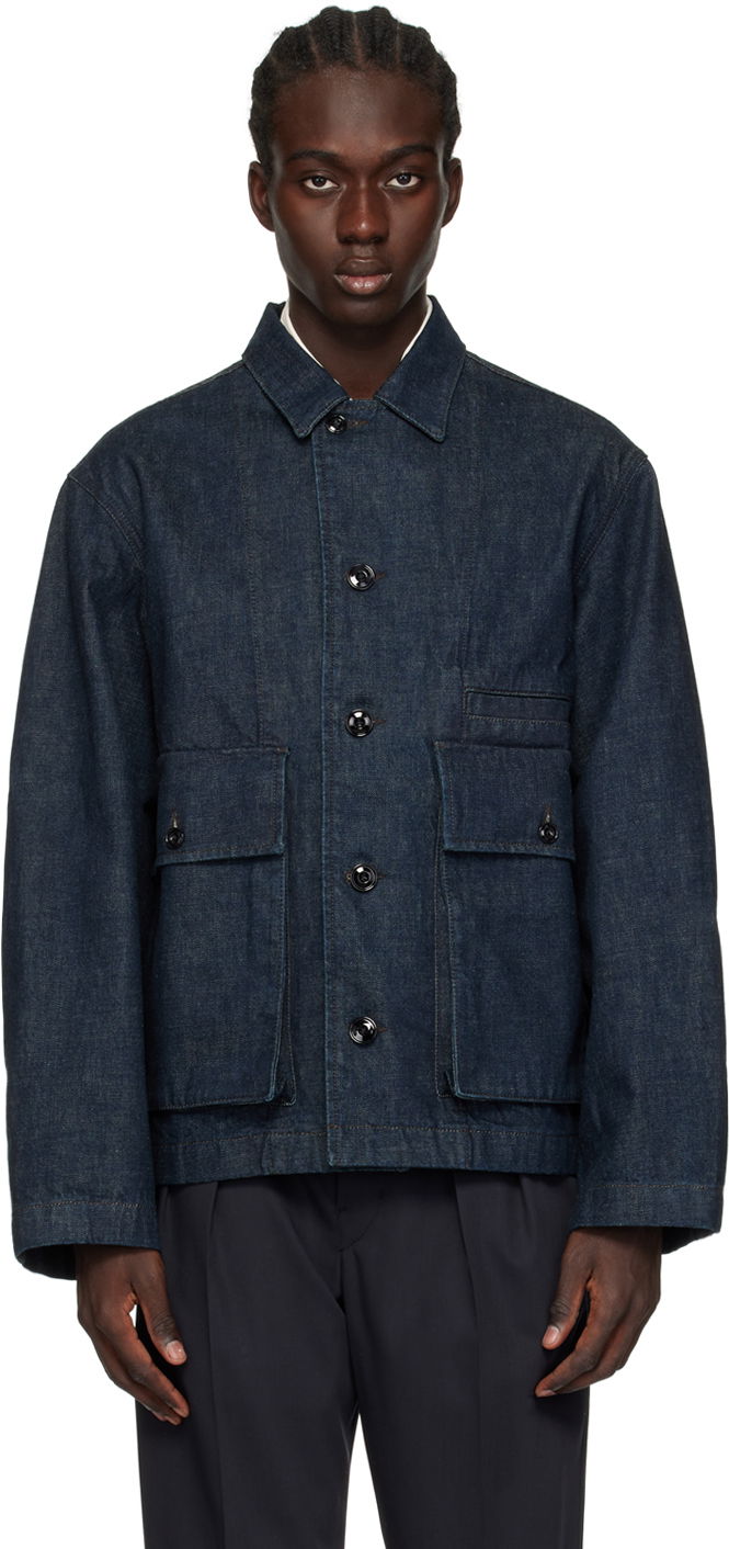 Jacka LEMAIRE LEMAIRE Boxy Denim Jacket Blå | OW306 LD068