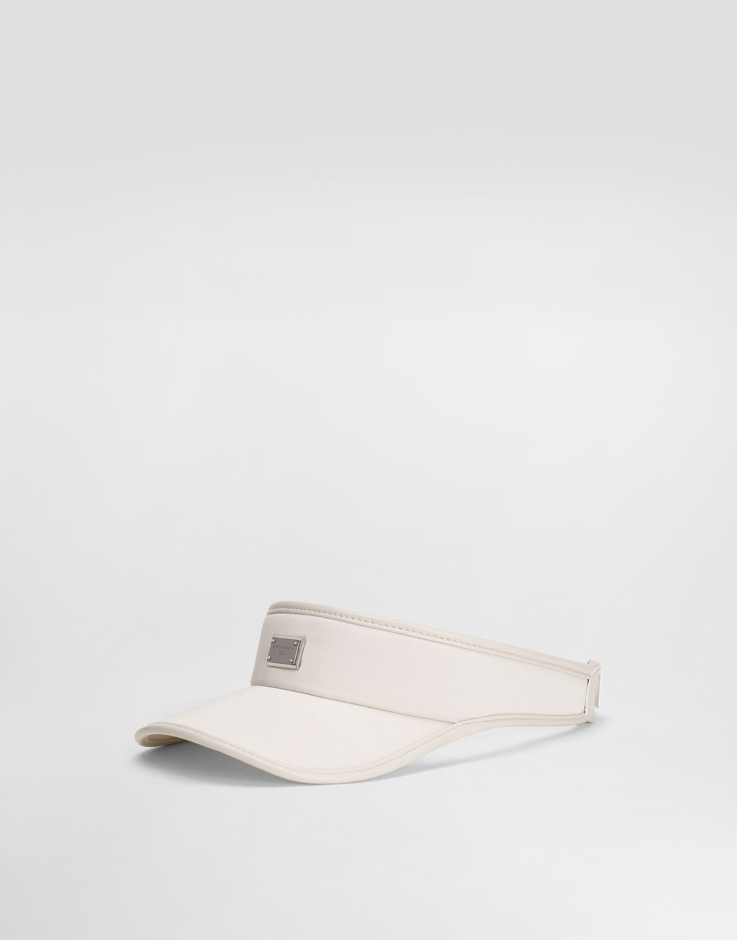 Kepsar och hattar Dolce & Gabbana Dolce & Gabbana Gabardine Visor Vit | GH910AFUFL3W0802, 0