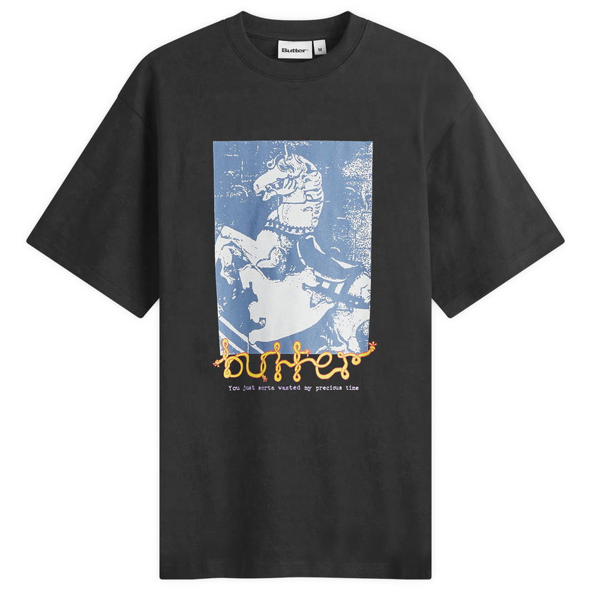 T-shirt Butter Goods Goods Carousel T-Shirt Svart | BG243102-BLK