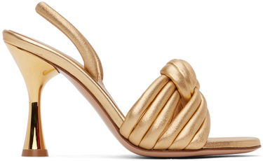 Sneakers och skor Gianvito Rossi Ottavia Heeled Sandals Metallisk | G32458.95LAC.NPS, 0